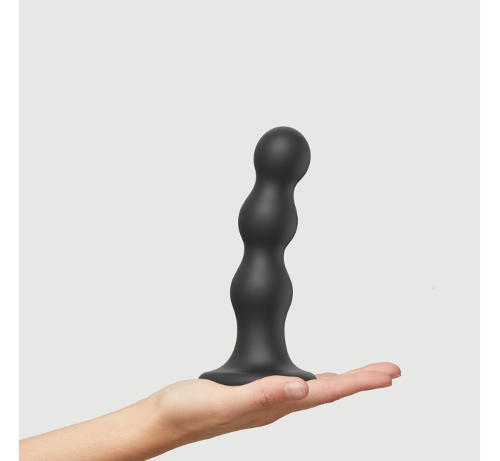 Насадка для страпона Strap-On-Me Dildo Plug Balls Black L
