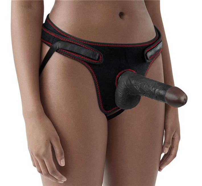 Страпон LoveToy Ingen Easy Strap-On Set 7 Black