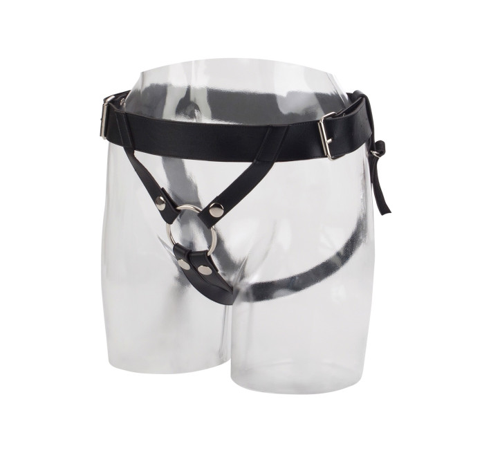 Трусики для страпона California Exotic Universal Love Rider Premium Ring Harness - Black