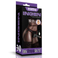 Страпон LoveToy Ingen Vibrating Easy Strap-On Set 7.5" Black