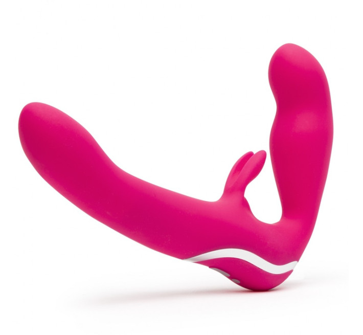 Страпон безременный с вибрацией Happy Rabbit