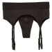 Трусики для страпону с високим поясом California Exotics Boundless Thong with Garter S/M