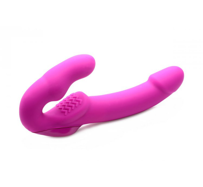 Страпон двойной Strap U Evoke Super Charged Розовый