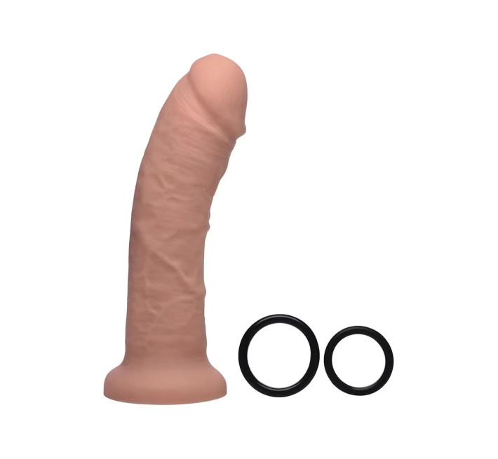 Страпон з реалістичним фалоімітатором Strap U Brazen бежевий