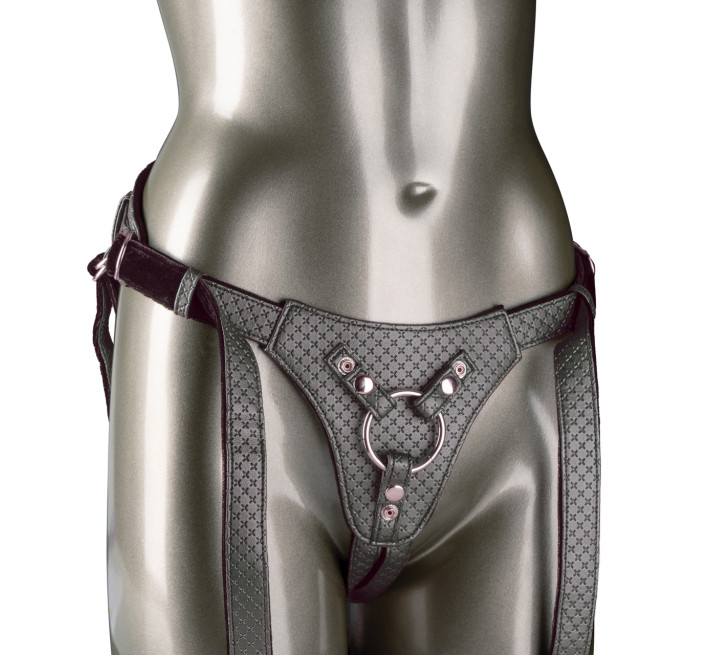 Трусики для страпону California Exotic The Regal Queen Чорні