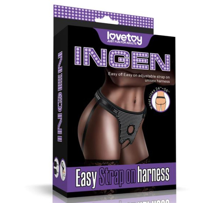 Трусики для страпону LoveToy Ingen Easy Strap-On Harness (Polka Dots)