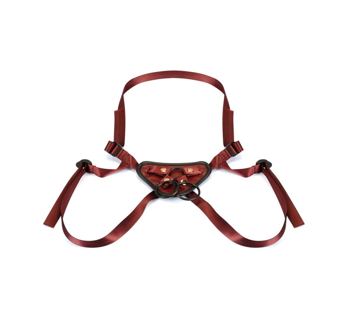 Трусики для страпона Liebe Seele Wine Red Strap-on Harness
