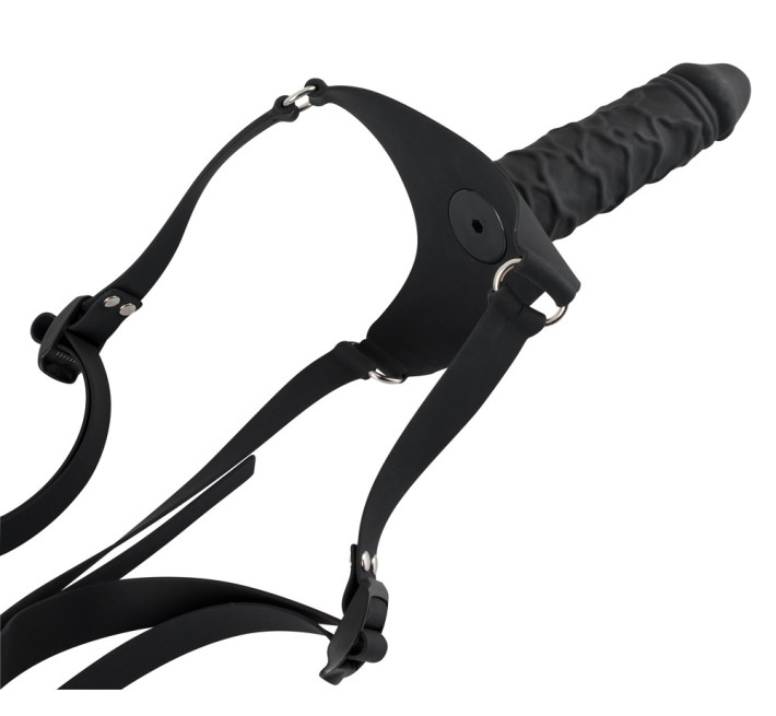 Женский Страпон You2Toys Silicone Strap-on Черный