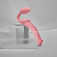 Безремневой страпон Strap-On-Me Rose L, полностью регулируемый, диаметр 3,7см