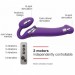 Безремневой страпон с вибрацией Strap-On-Me Vibrating Фиолетовый M