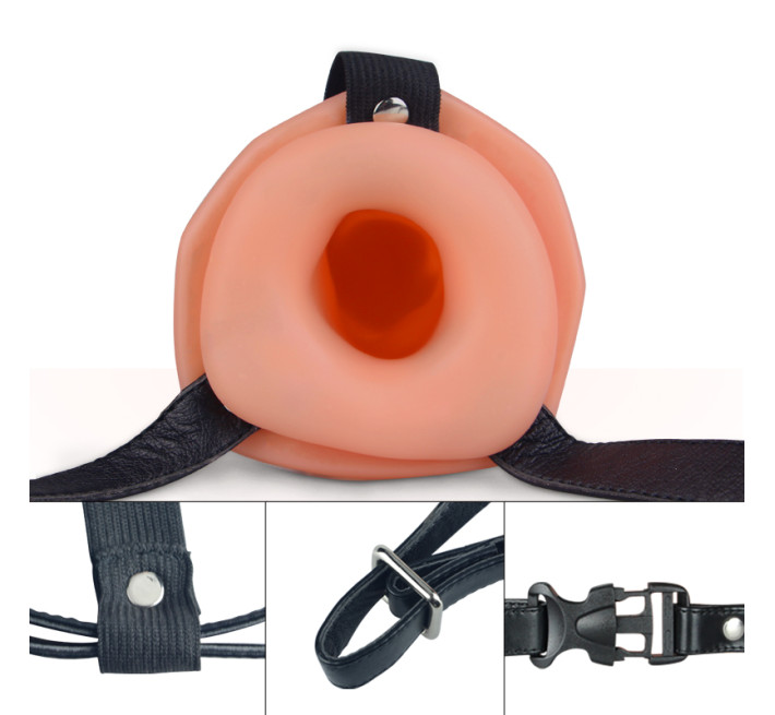 Порожнистий страпон LoveToy Unisex Hollow Strap On