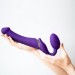 Безремневой страпон с вибрацией Strap-On-Me Vibrating Фиолетовый M