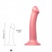 Насадка для страпону Strap-On-Me Mono Density Dildo Рожева M