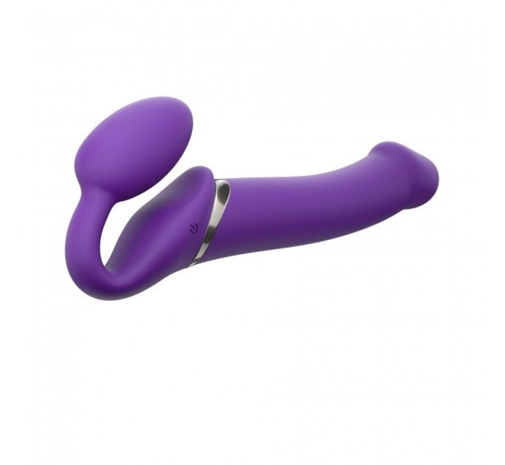 Безремневой страпон с вибрацией Strap-On-Me Vibrating Фиолетовый L