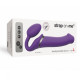 Безремневой страпон с вибрацией Strap-On-Me Vibrating Фиолетовый L