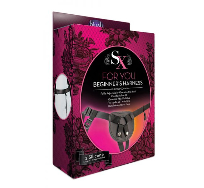 Трусики для страпон Blush Sx Harness For You Beginners Harness Чорні