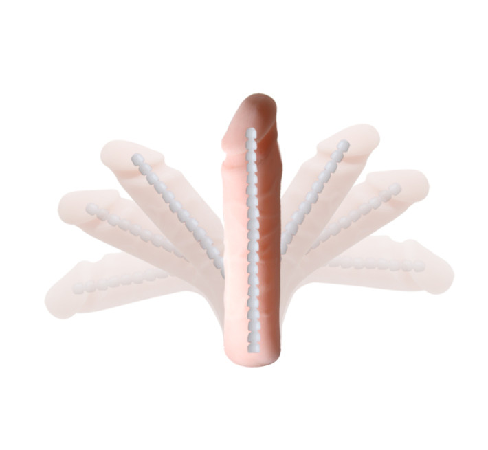 Женский страпон LyBaile Ultra Passionate Harness Телесный