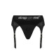 Трусики для страпона з підв’язками для панчіх Strap-On-Me REBEL HARNESS - XS