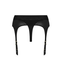 Трусики для страпона з підв’язками для панчіх Strap-On-Me REBEL HARNESS - XS