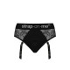 Мереживні труси для страпону з підв'язками для панчох Strap-On-Me DIVA HARNESS L