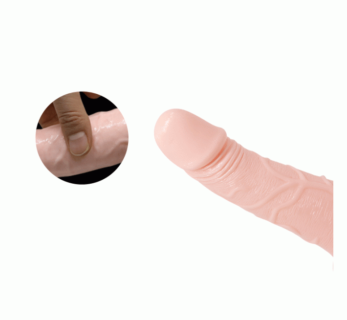 Женский страпон LyBaile Ultra Passionate Harness Vibrating Телесный