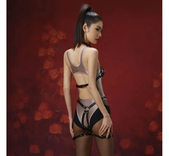 Сбруя зі страпоном LOCKINK SEVANDA Queen Sheba Set with Pink Dildo