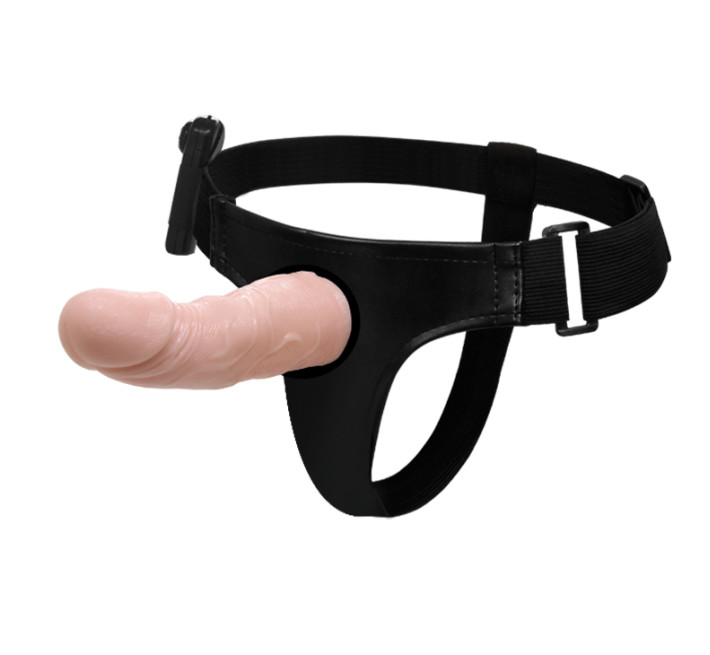 Женский страпон LyBaile Ultra Passionate Harness Vibrating Телесный