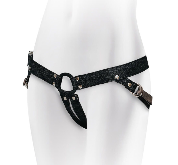 Джинсові трусики для страпону Adrien Lastic Lastic Strap-on
