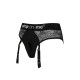 Мереживні труси для страпону з підв'язками для панчох Strap-On-Me DIVA HARNESS M