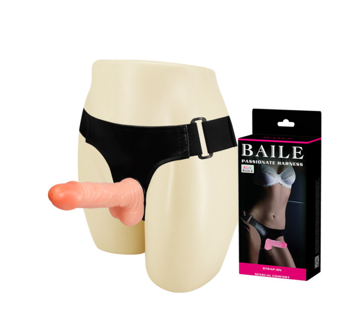 Жіночий страпон LyBaile Strap-On for Woman Тілесний 15 см