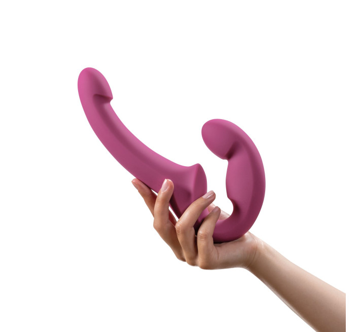 Безремінний страпон Fun Factory SHARE LITE blackberry, регульований, полегшена модель