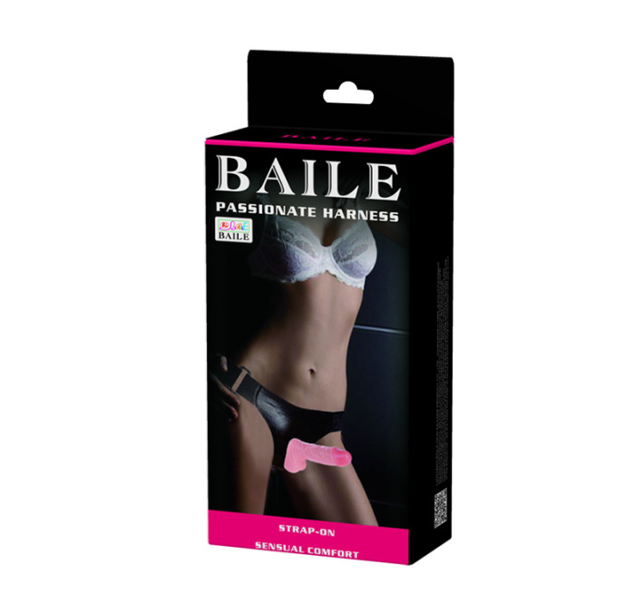 Жіночий страпон LyBaile Strap-On for Woman Тілесний 15 см