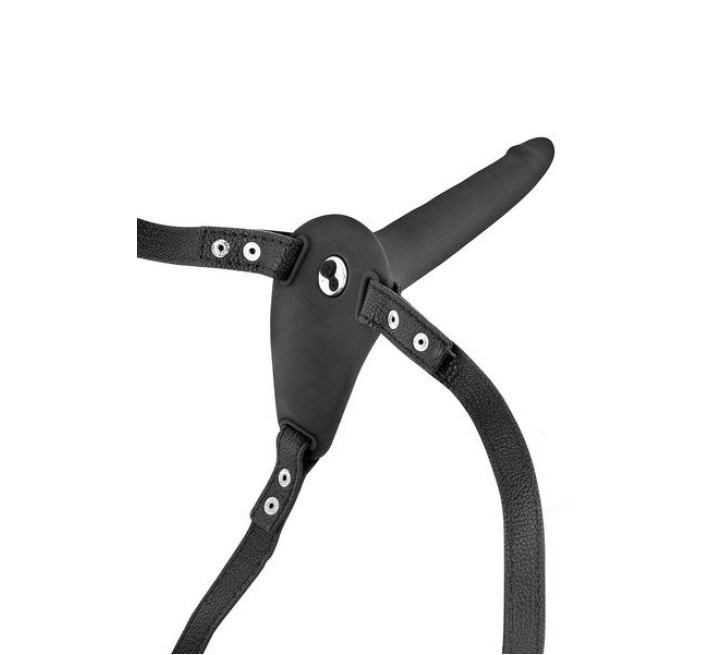 Страпон с вибрацией Fetish Tentation Vibrating Strap-On with Dildo Черный