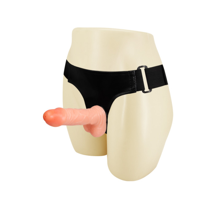 Жіночий страпон LyBaile Strap-On for Woman Тілесний 15 см