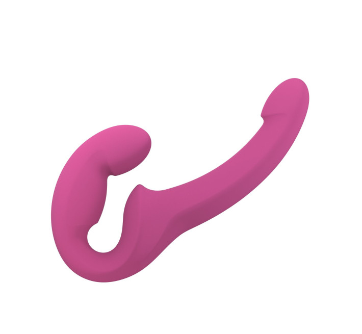 Безремінний страпон Fun Factory SHARE LITE blackberry, регульований, полегшена модель