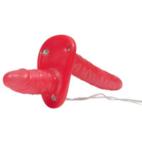 Страпон Bad Kitty Strap-On Duo Розовый Страпон Bad Kitty Strap-On Duo Розовый