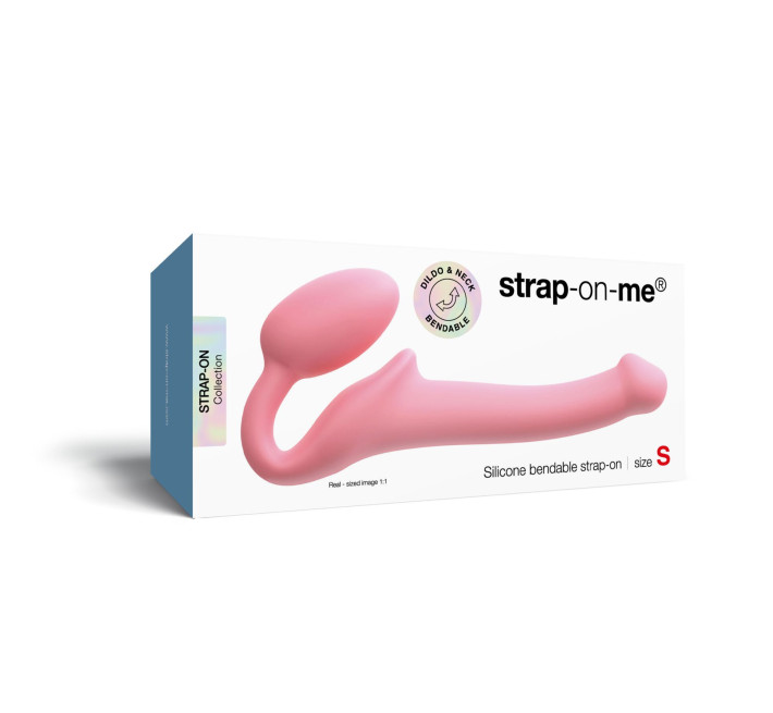 Безремінний страпон Strap-On-Me Rose S, повністю регульований, діаметр 2,7 см