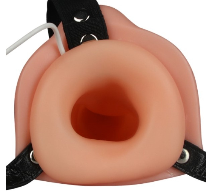 Страпон LoveToy Vibrating Unisex Hollow LVTOY050