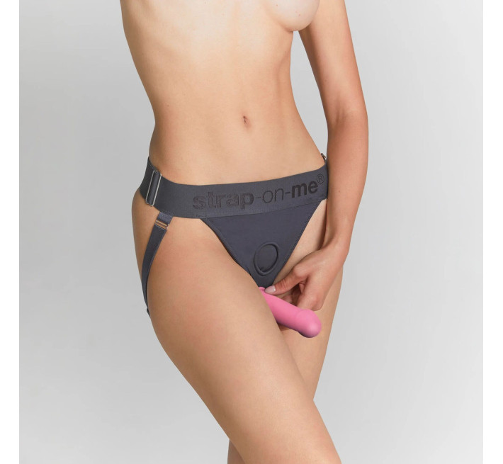 Безремінний страпон Strap-On-Me Rose S, повністю регульований, діаметр 2,7 см