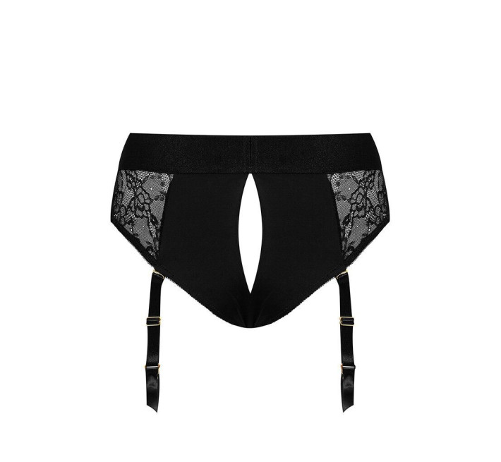 Мереживні труси для страпону з підв'язками для панчох Strap-On-Me DIVA HARNESS XL