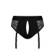Мереживні труси для страпону з підв'язками для панчох Strap-On-Me DIVA HARNESS XL