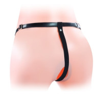 Страпон LoveToy Vibrating Unisex Hollow Strap On Телесный Страпон LoveToy Vibrating Unisex Hollow Strap On Телесный