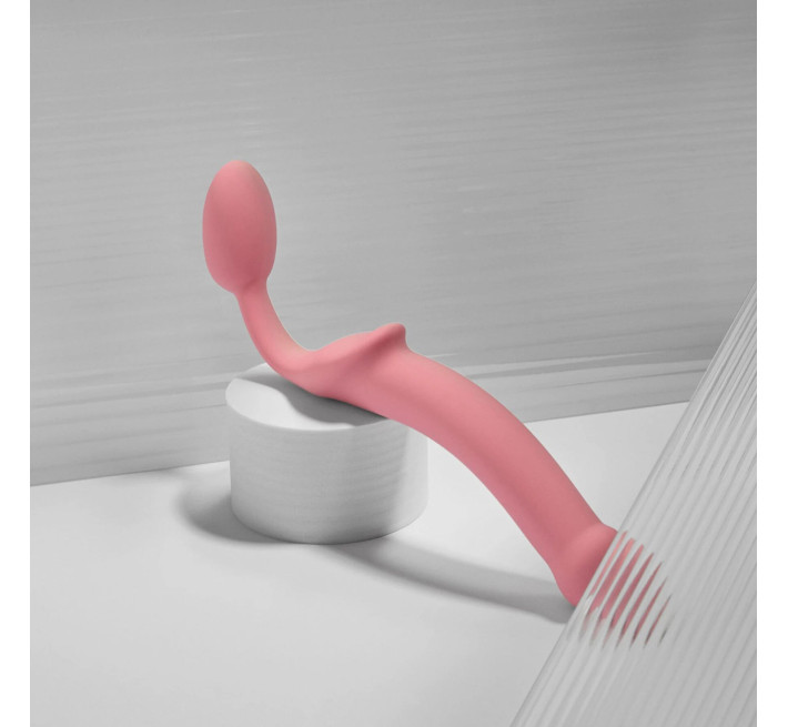 Безремінний страпон Strap-On-Me Rose S, повністю регульований, діаметр 2,7 см