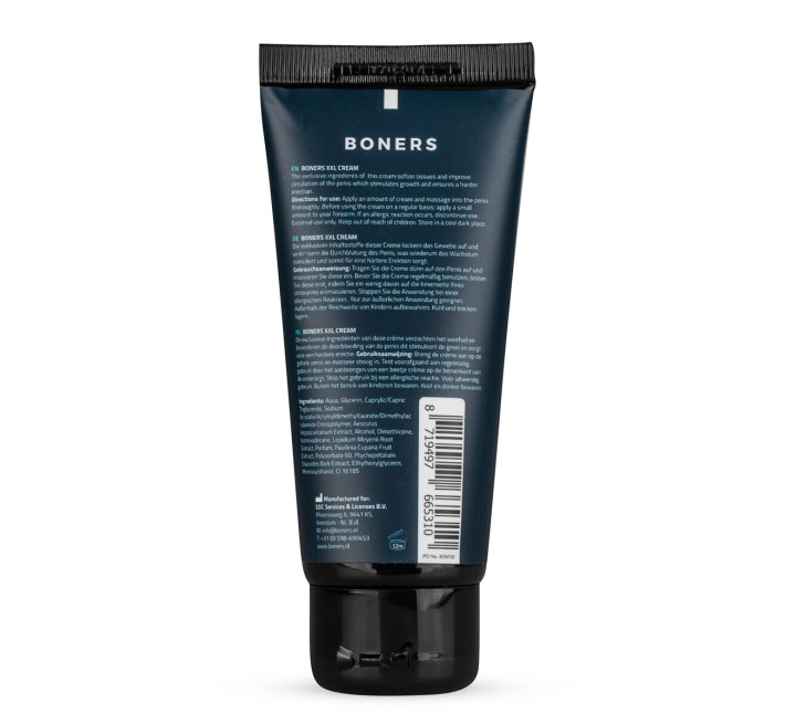 Крем для ерекції та збільшення члена Boners Penis XXL Cream (100 мл)