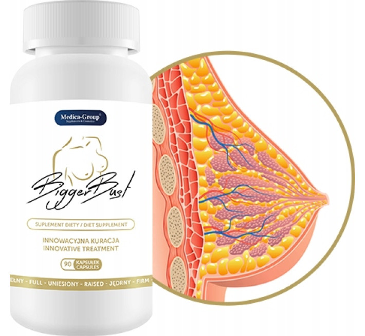 Таблетки для увеличения груди Medica Group 90 капсул