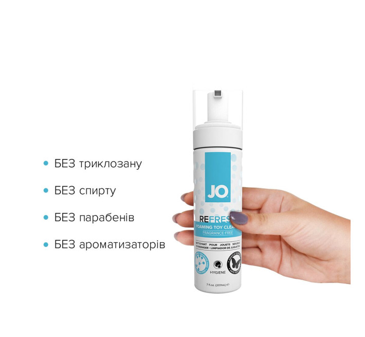 М'яка пінка для очищення іграшок System JO REFRESH 207 мл