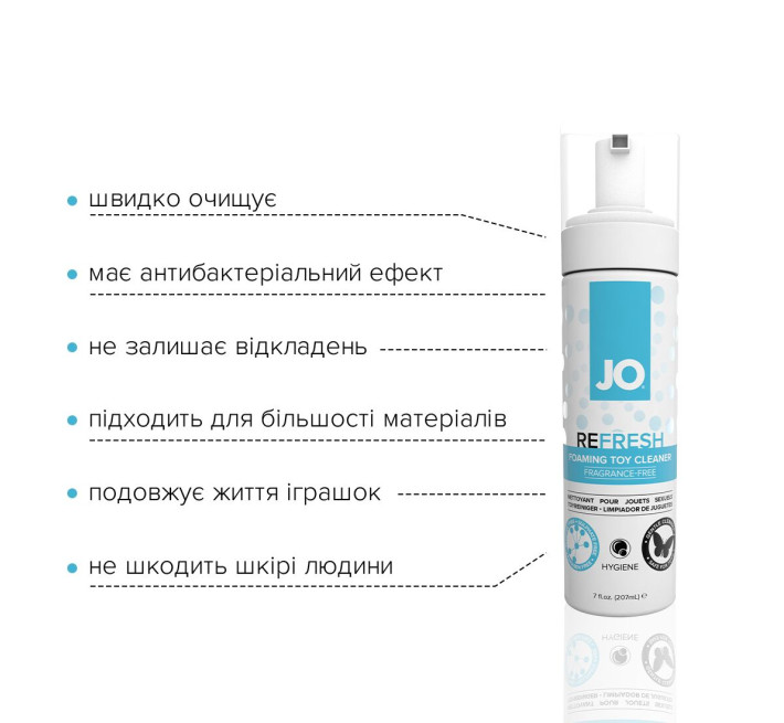 М'яка пінка для очищення іграшок System JO REFRESH 207 мл