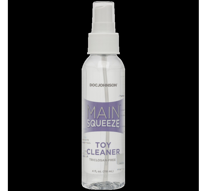 Очищувальний засіб для іграшок Doc Johnson Main Squeeze Toy Cleaner (118 мл) антибактеріальний