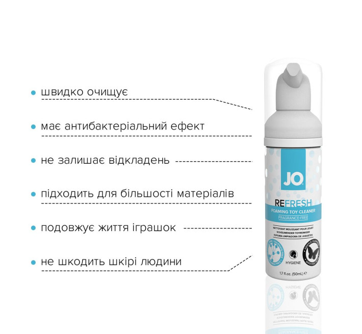 М'яка пінка для очищення іграшок System JO REFRESH 50 мл