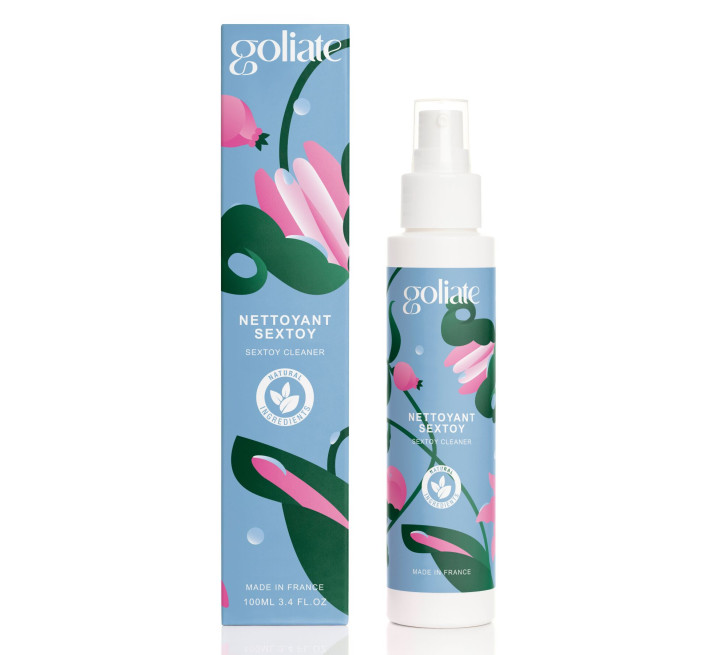 Антибактеріальний спрей для іграшок Goliate Nettoyant Sextoy 100 мл, безпечний для тіла